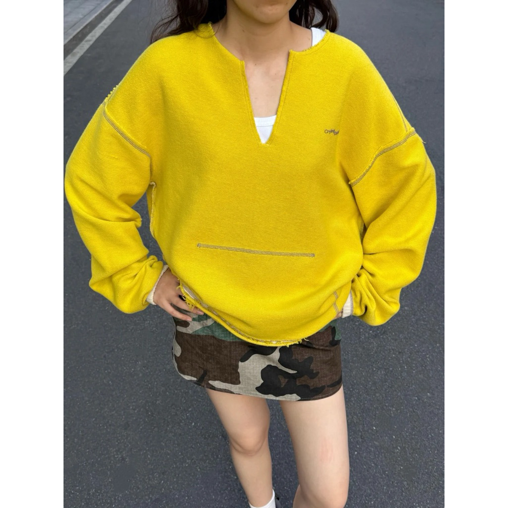 CryingCenter เสื้อสเวตเตอร์/เสื้อฮู้ด Reversible Sweatshirt