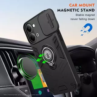 Ring เคสสไลด์กล้อง Case Vivo Y05 Y11D V60 กันกระแทก