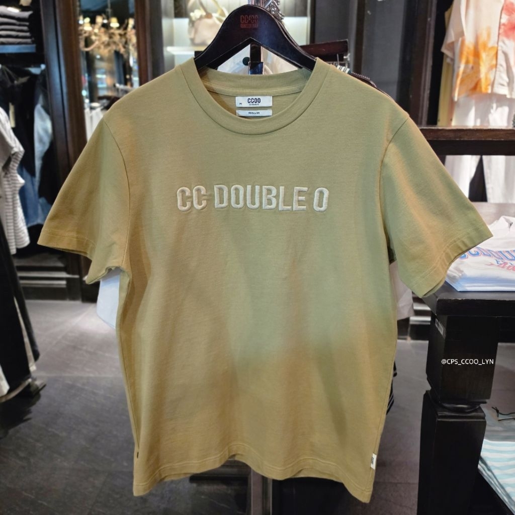 🛍 เสื้อยืด CC DOUBLE O CCOO ผู้ชาย คอลใหม่ล่าสุด ของแท้💯% จัดส่งพร้อมถุงShop