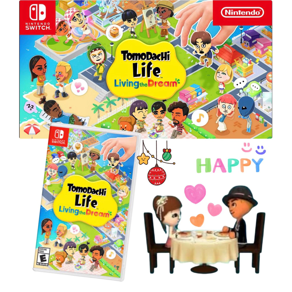 Ns1 Switch1 Tomodachi Life: Living the Dream 📌(ปกJapan เปลี่ยนEnglish)