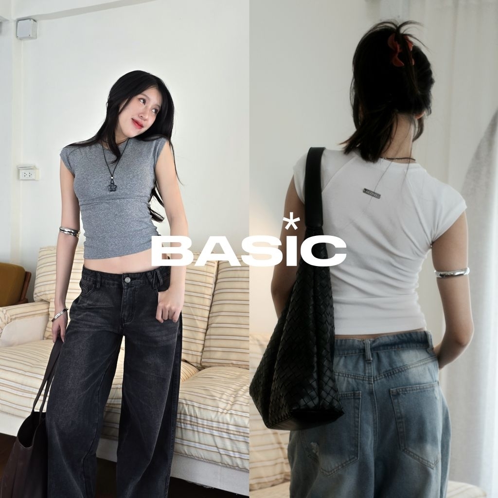 BASIC TOP ( เสื้อครอปเบสิก )