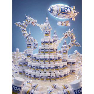 กาวน้ำTOA แพค12ชิ้น สินค้าทำราคาขนาด4ออนส์