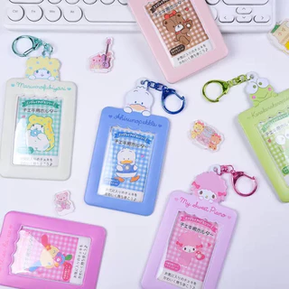 [พร้อมส่ง🇹🇭] ป้ายใส่บัตรพร้อมสายคล้องคอ Monchhichi