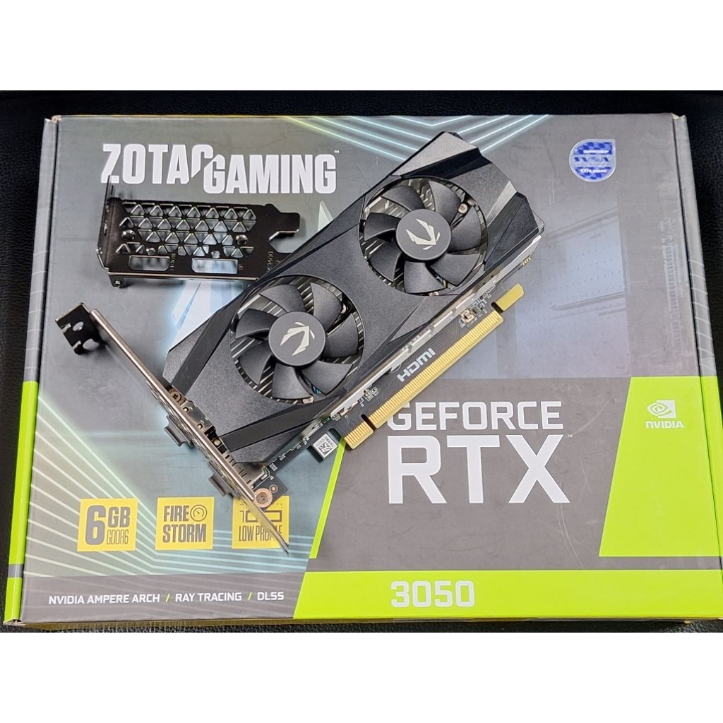 การ์ดจอมือ✌️ZOTAC GAMING GEFORCE RTX 3050 6GB GDDR6 Low Profile สภาพดี ประกันยาว