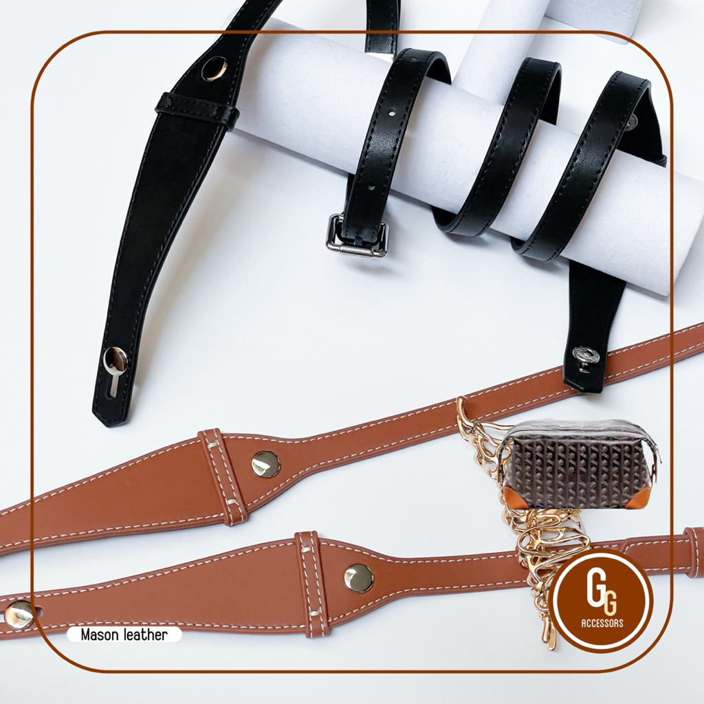 สายกระเป๋าหนังวัวแท้ รุ่น Mason leather Diy Goyard