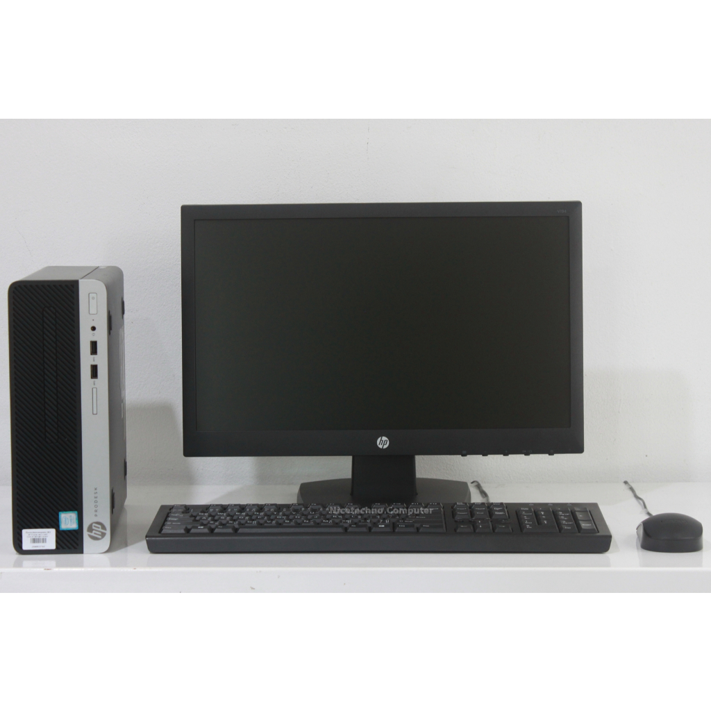 มือสอง HP Prodesk 400 G4 SFF / Intel Core i5-7500 / RAM DDR4 8 GB / HDD 500 GB / จอ LED 18.5" / Wind