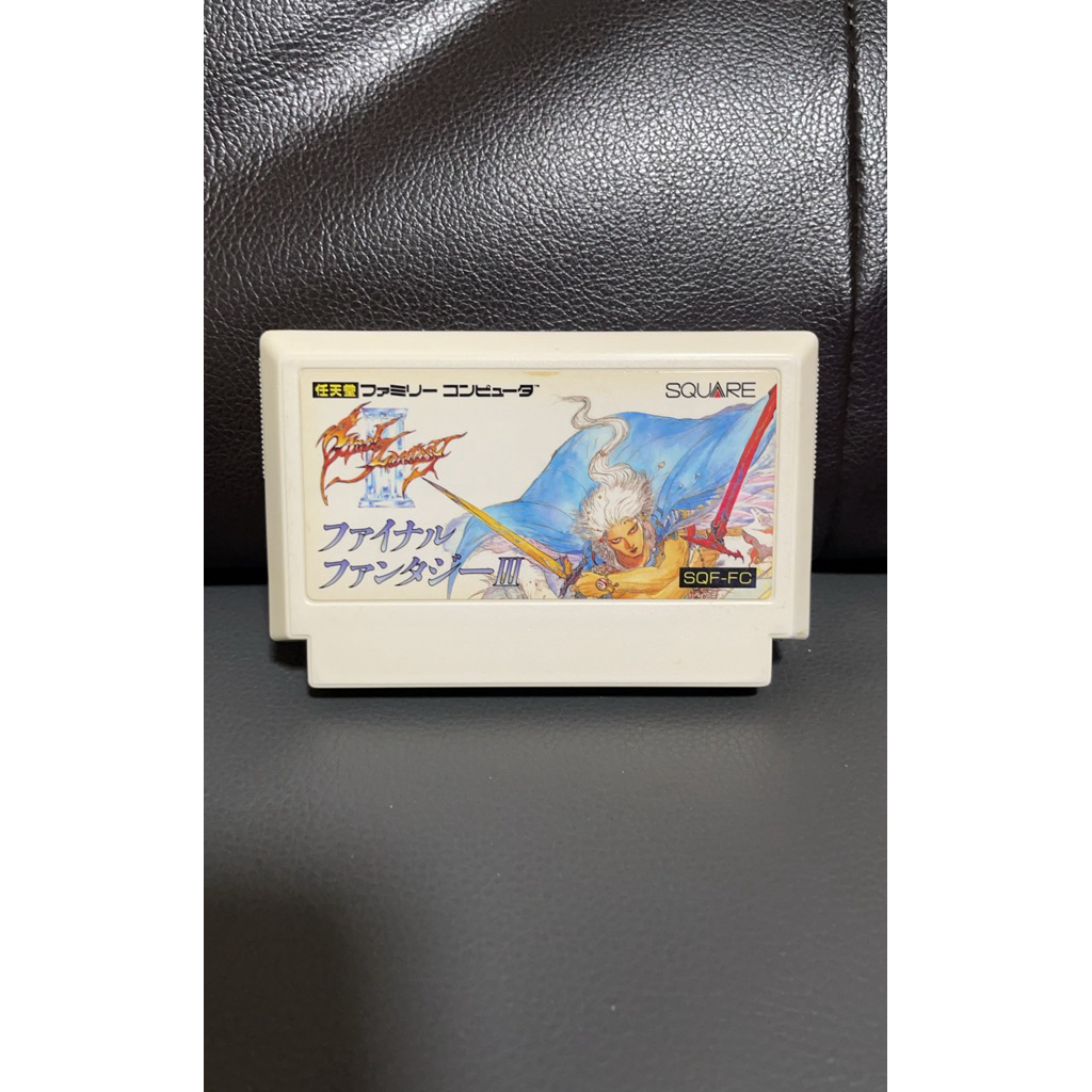 Final Fantasy 3 ตลับแท้ fc เทสแล้ว ตลับเกมส์