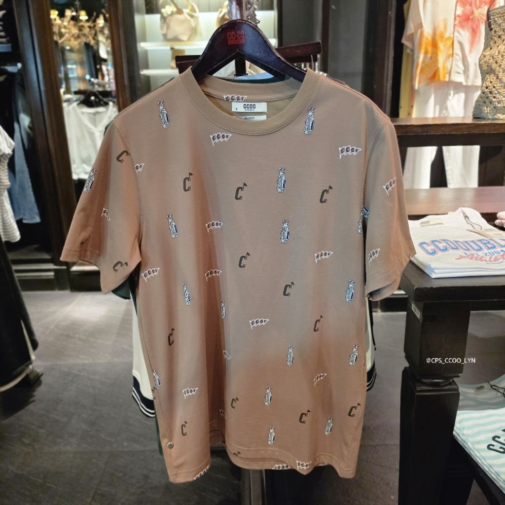 🛍 เสื้อยืด CC DOUBLE O CCOO ผู้ชาย คอลใหม่ล่าสุด ของแท้💯% จัดส่งพร้อมถุงShop