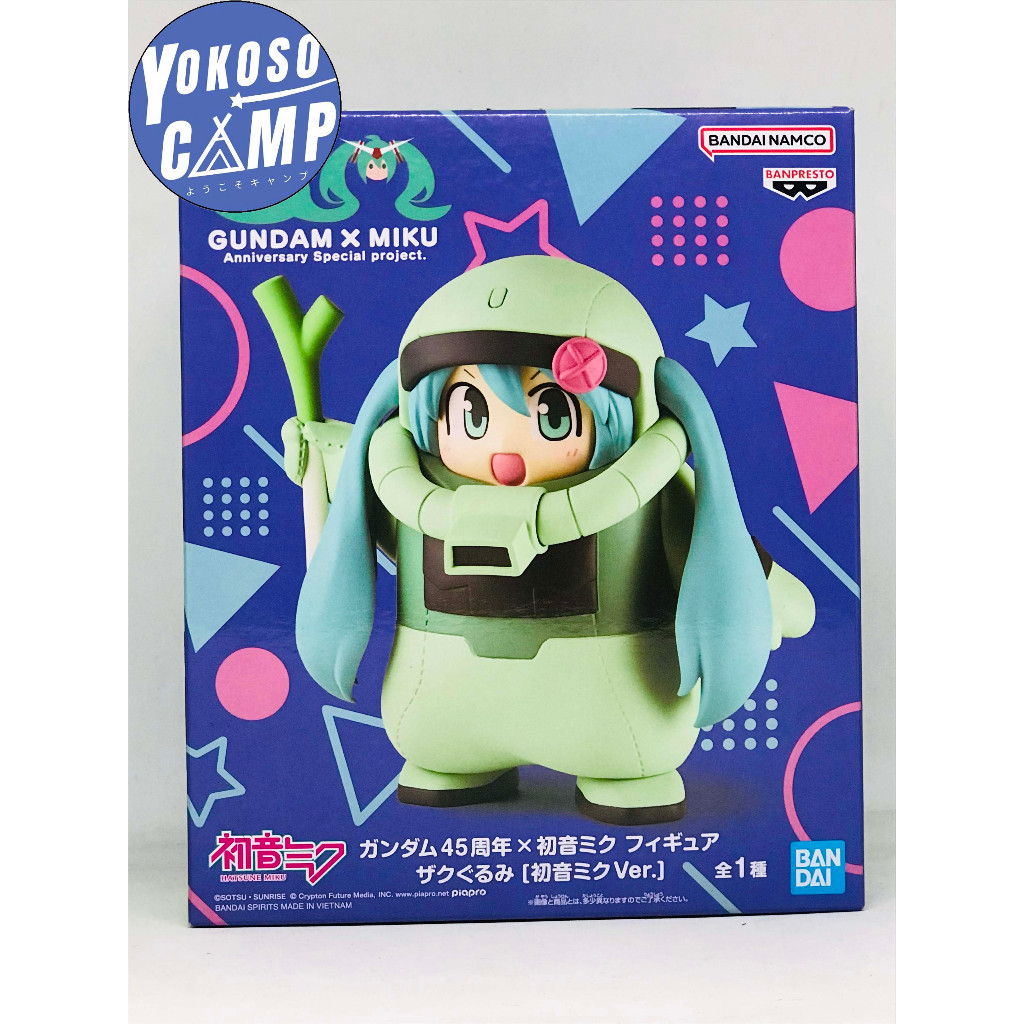 [พร้อมส่ง/มือ1] ของแท้ Hatsune Miku - Gundam x Miku Anniversary Special Project - Zakugurumi - Hatsu