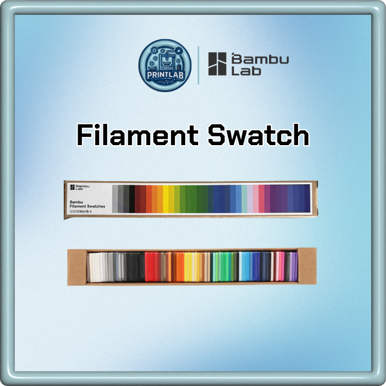 Bambu Lab Filament Swatch ชุดตัวอย่างสีเส้น 3D Printer 80 สี ขนาด 24×24 มม. สำหรับดูเฉดก่อนสั่งจริง