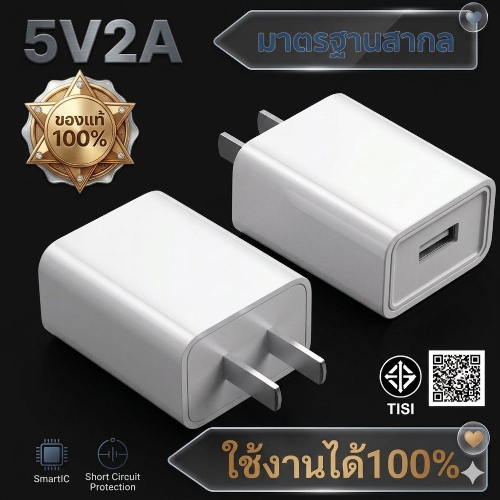 หัวชาร์จเร็ว USB  5V2A หัวชาร์จโทรศัพท์มือถือ อื่นๆ