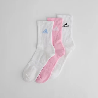 Adidas ถุงเท้าแพ็ค 3 คู่ Cushioned Crew Socks JC9382 - แท้/ป้ายไทย