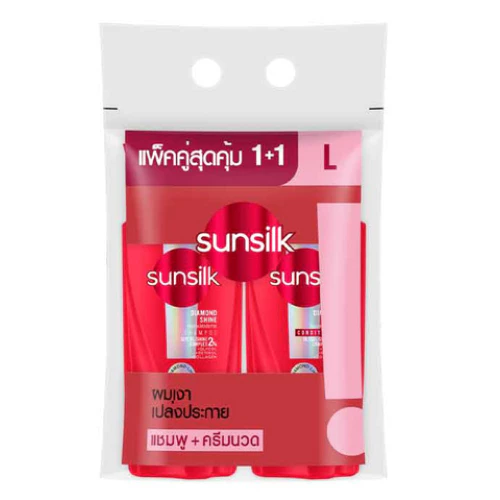 Sunsilk [2ขวด] ซันซิล แชมพู+ครีมนวด 350มล.x2 แพ็คเกจใหม่!!! thumbnail 8