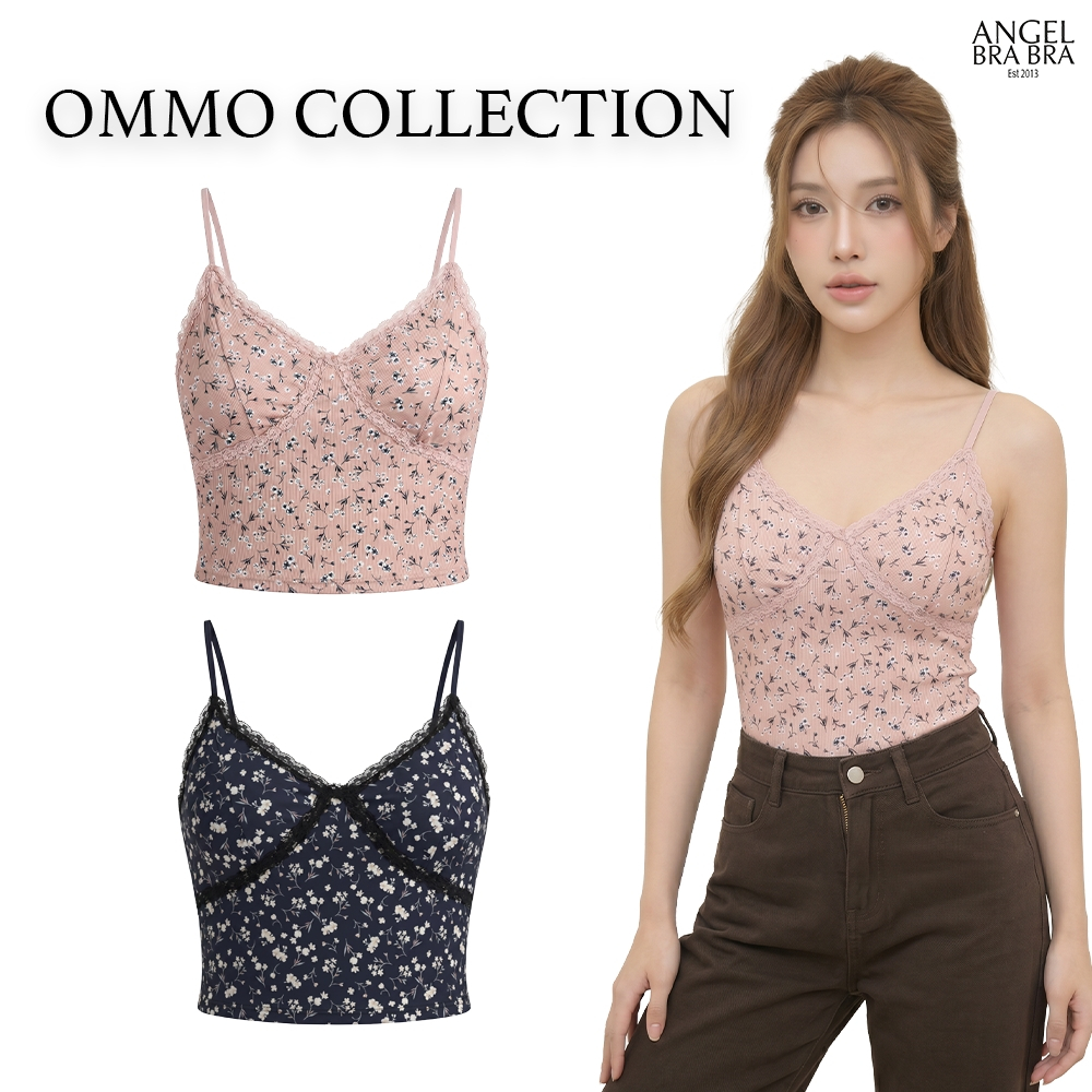 ANGELBRABRA - เสื้อสายเดี่ยวพร้อมบรา รุ่น Ommo