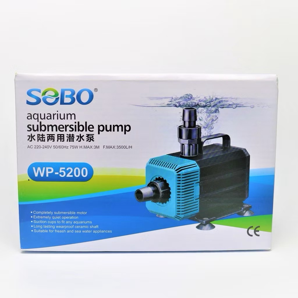 ปั๊มน้ำ SOBO WP-5200 สินค้านำเข้าของแท้ 100%