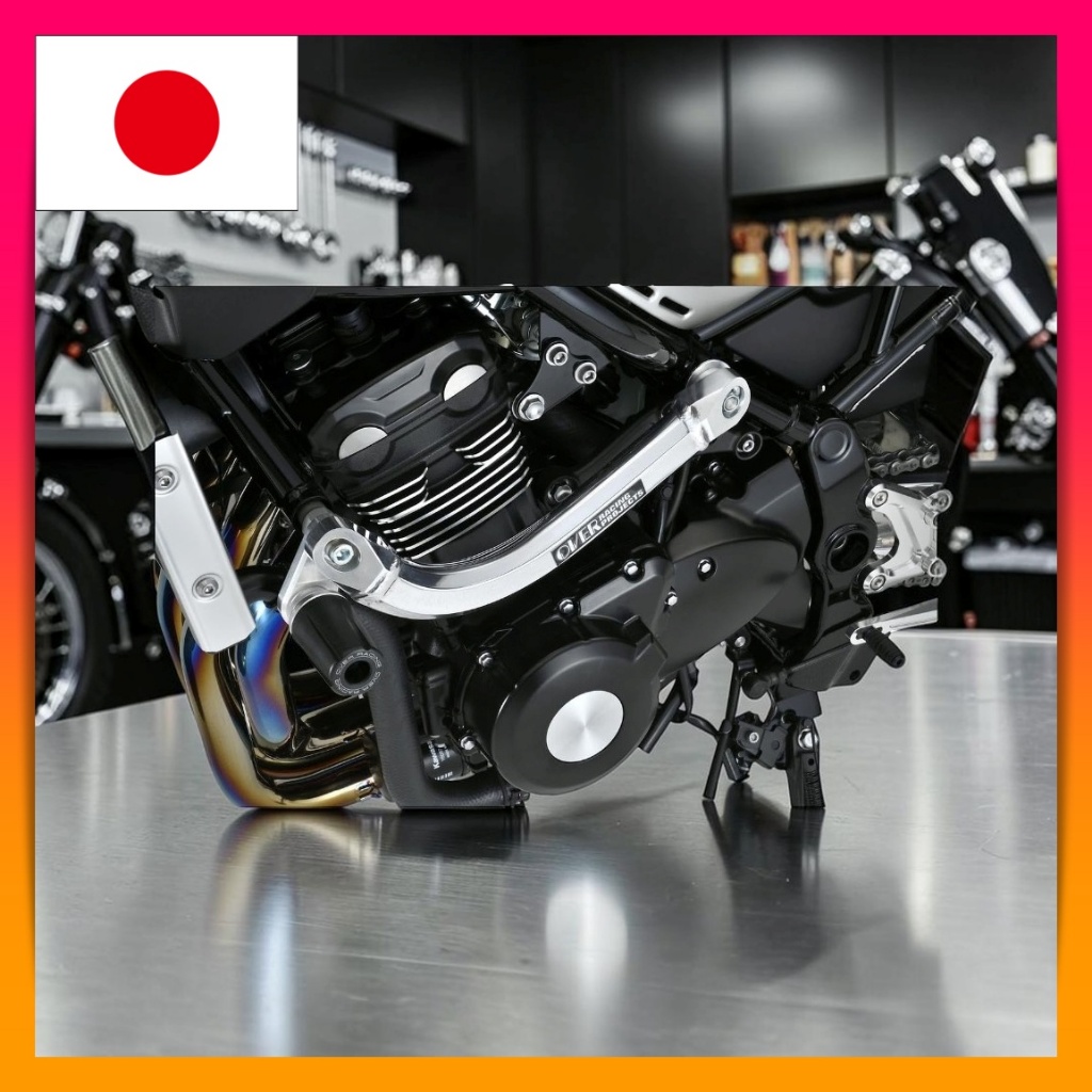 Overracing Subframe Kit Silver for Z900RS (18) 56-71-01 Lightweight Reinforced Frame Upgrade