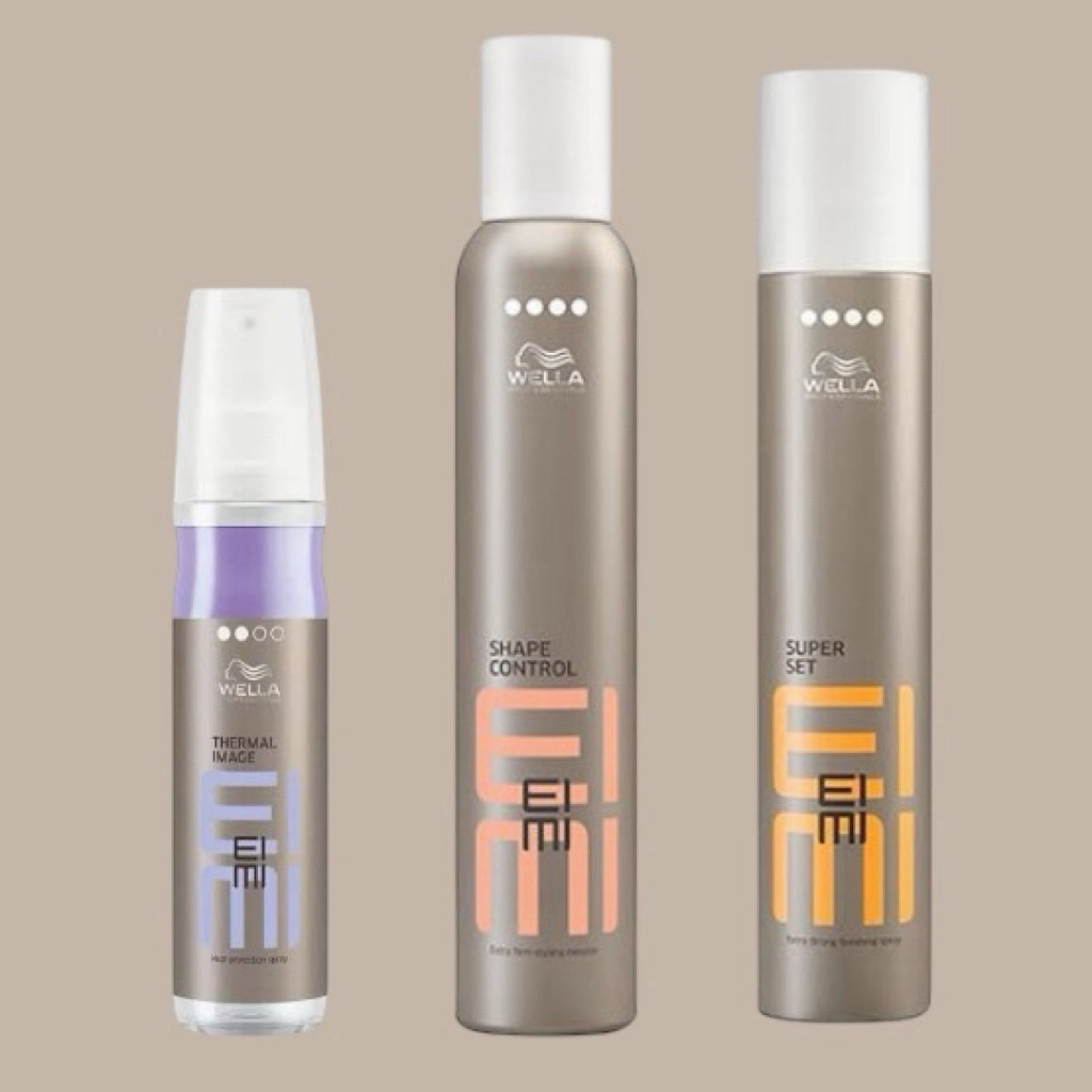 Wella EIMI Super Set Spray / Shape Control / Extra Volume / Boost Bounce Mousse / Thermal Image Spra