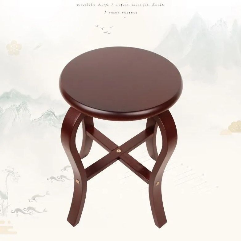 เก้าอี้กลม Guqin เก้าอี้วินเทจ Guqin เก้าอี้สไตล์โบราณ