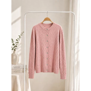 OVERSIZE -TOP เสื้อคลุมโอเวอร์ไซส์แบบถักเกลียวรุ่น OVERTOP