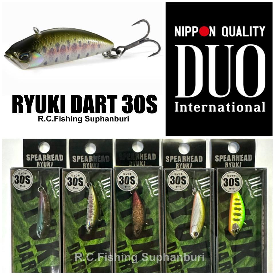 DUO Ryuki Dart 30S เหยื่อปลอมจม 3.5g สำหรับปลากะพง กระสูบ ปลาคุด และงาน UL Light Game | Spearhead Micro Sinking