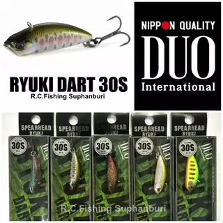 DUO Ryuki Dart 30S เหยื่อปลอมจม 3.5g สำหรับปลากะพง กระสูบ ปลาคุด และงาน UL Light Game | Spearhead Micro Sinking