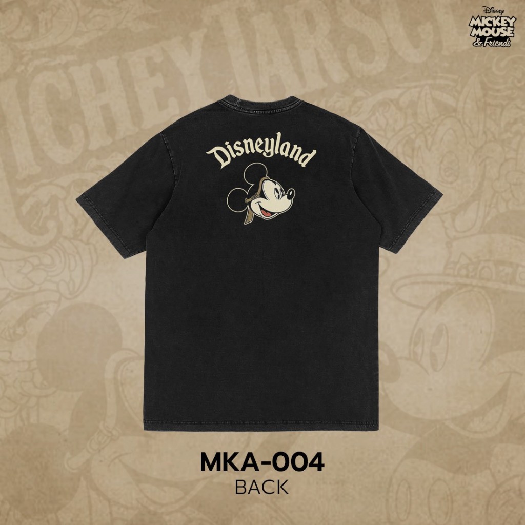 Power 7 Shop เสื้อยืดการ์ตูน "Mickey Mouse" ลิขสิทธ์แท้ DISNEY(MKA-004-ผ้าฟอก) — صورة 4