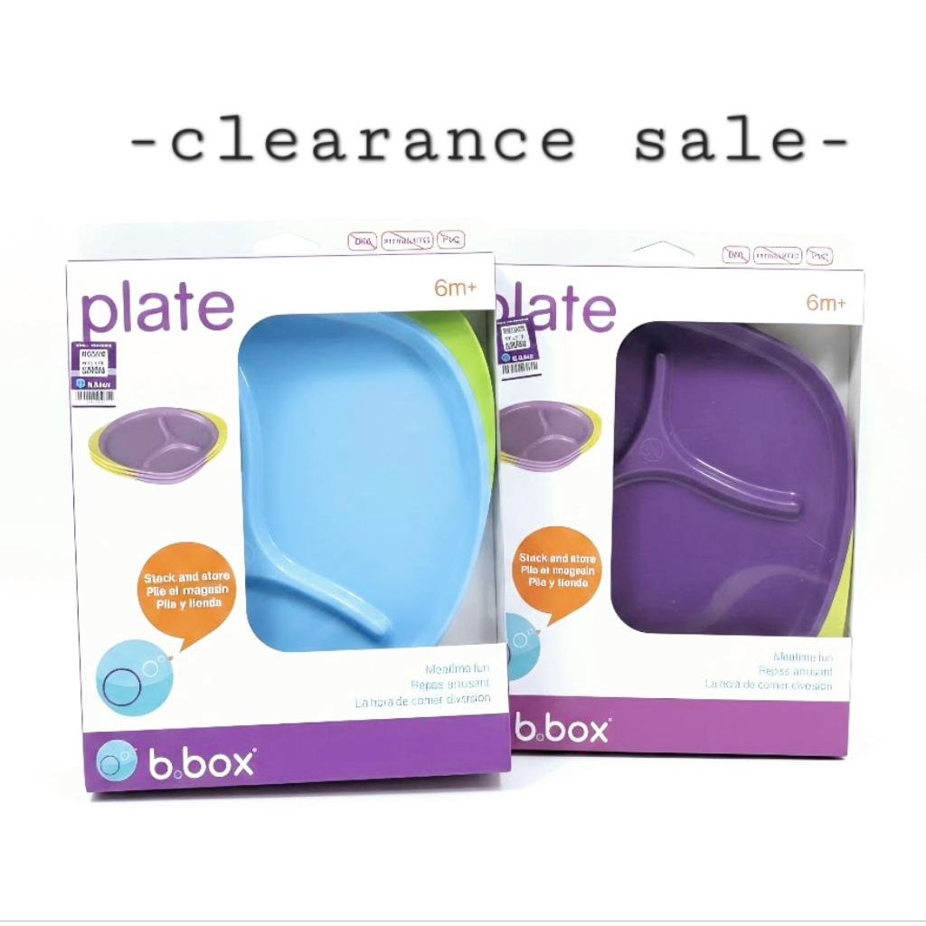 (Clearance)ถาดหลุม จานดูด สำหรับเด็กหัดทาน bbox แท้ 100%