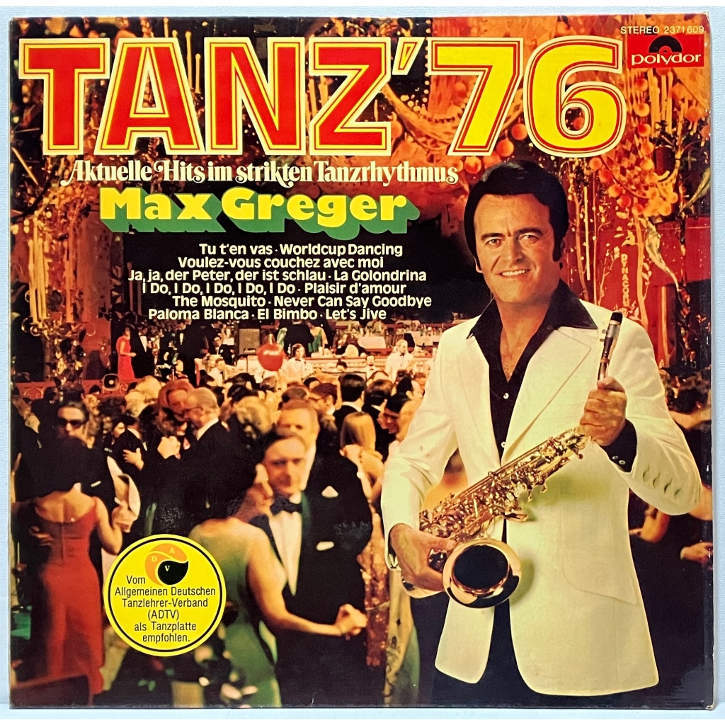 แผ่นเสียง LP Vinyl Record | Max Greger "Tanz '76"
