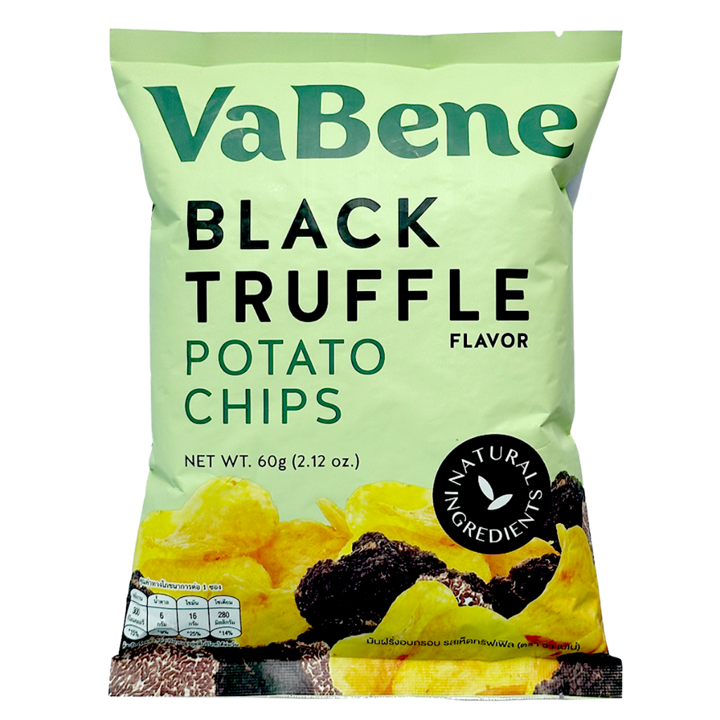 Vabene Black Truffle Potato Chips 60g มันฝรั่งทอดกรอบ รสทรัฟเฟิลดำ นำเข้าจากอิตาลี