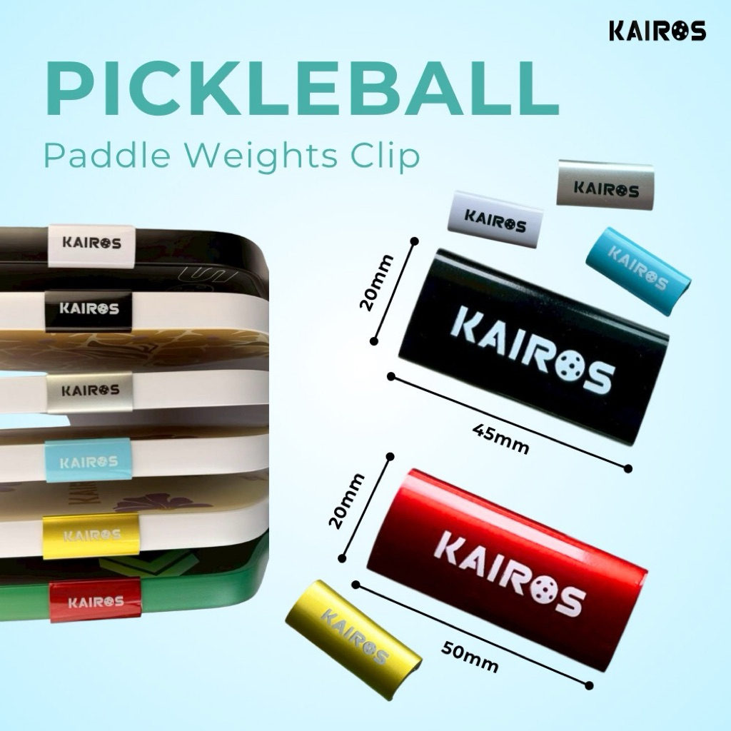 คลิปพลาสติกเพิ่มน้ำหนักไม้พิคเคิลบอล Pickleball paddle weights clip อุปกรณ์เสริมแร็กเก็ต