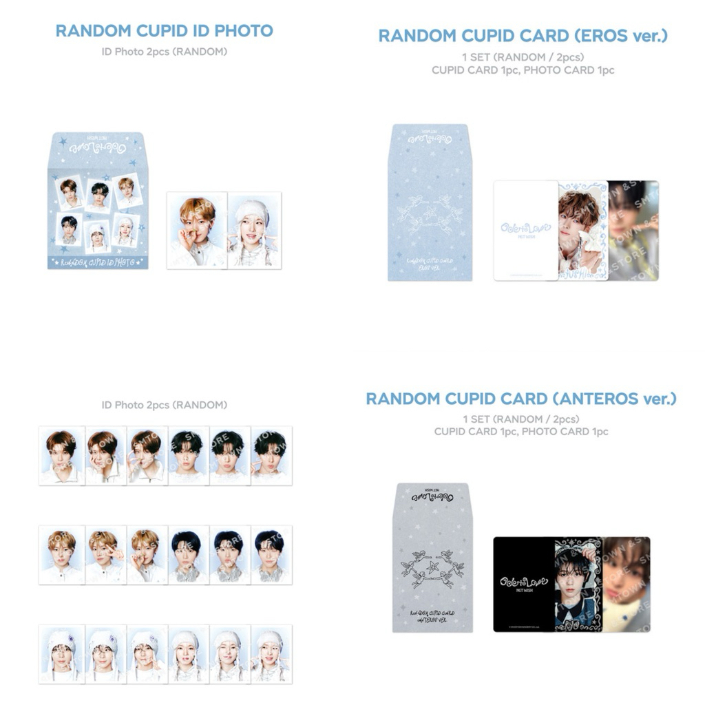 พร้อมส่ง ✨ NCT WISH The 1st Album ‘Ode to Love’ POP UP - RANDOM CUPID CARD / ID PHOTO