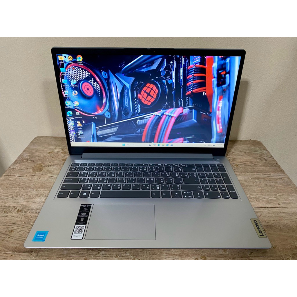 ขาย โน๊ตบุ๊ค lenovo ideapad Slim 1 15LJL7 intel Celeron N4500 CPU 1.10 GHz RAM 8 GB SSD 512 GB
