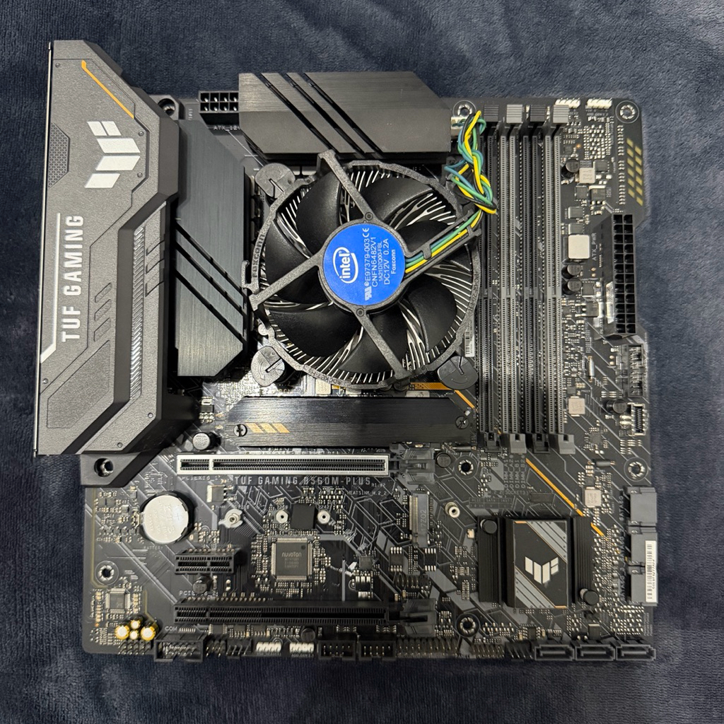 CPU INTEL CORE I5 11400F  + MB ASUS TUF GAMING B560M-PLUS เมนบอร์ด ซีพียู CPU มือสอง มีกล่อง