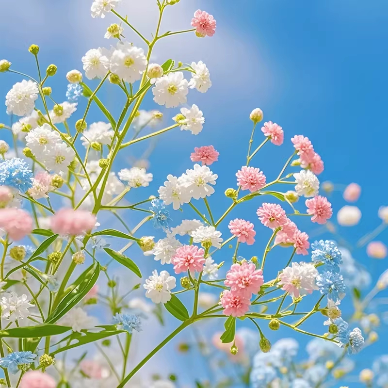 เมล็ดพันธุ์ ดอกจิปโซฟิลล่าคละสี บรรจุ 100 เมล็ด