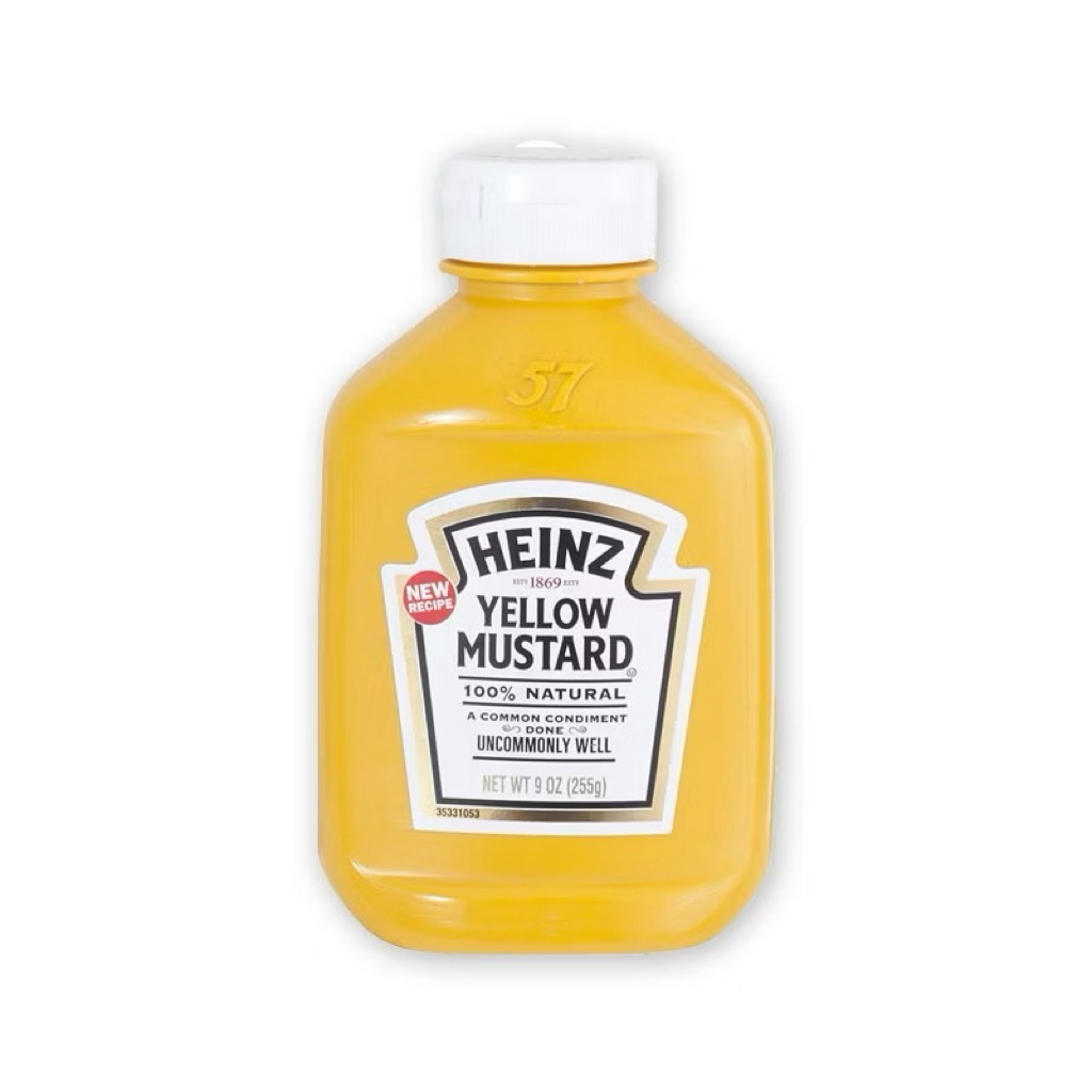 Heinz Yellow Mustard ไฮนซ์ มัสตาร์ด 9 ออนซ์ 255 กรัม