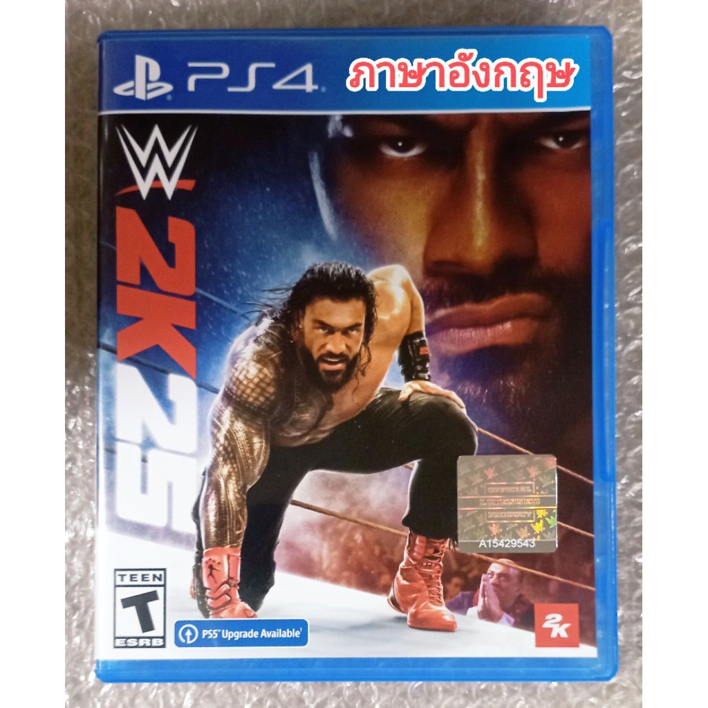 WWE 2K25 ภาษาอังกฤษ ENGLISH PS4 EN PLAYSTATION 4 กีฬา มวยปล้ำ ROMAN REIGNS W2K25 W 2K 25 2025 SPORTS