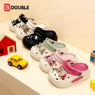 BB DOUBLE BDK893 พื้น 2 สี ลายการ์ตูนสุดน่ารัก ความสูงของพื้นรองเท้าแฟชั่นคือ 7 ซม.