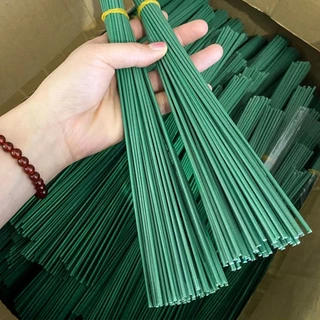ก้านดอกกุหลาบลวดสีเขียว 40CM แพ็ค 50 ชิ้น Flower Stem สำหรับดอกไม้ประดิษฐ์ DIY งานฝีมือ