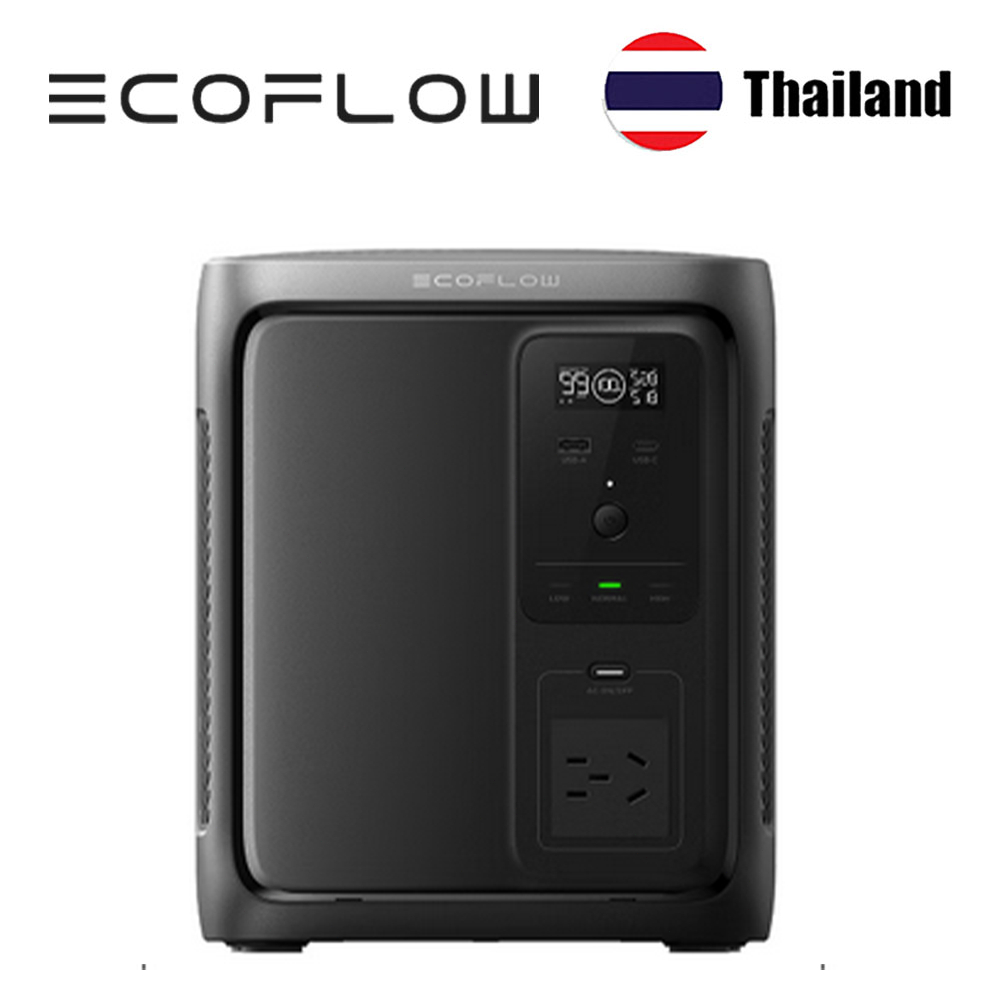 EcoFlow DELTA 3 1000 สถานีไฟฟ้าแบบพกพาทางอากาศ 960Wh LiFePO4 แบตเตอรี่ชาร์จอย่างรวดเร็ว