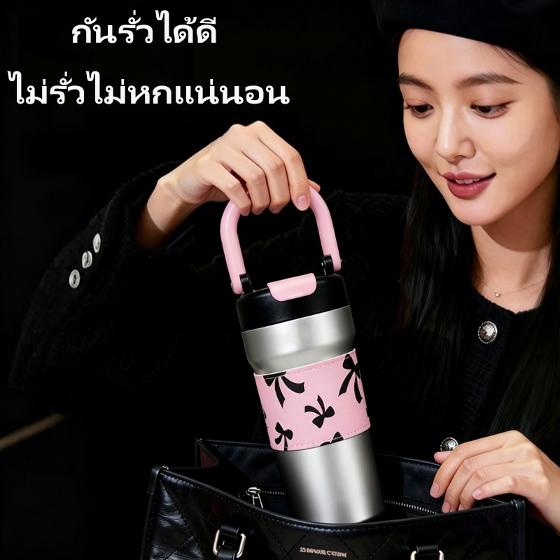 Kokohfit แก้วน้ําเก็บความเย็น 316 ขนาด 720ml รักษาอุณหภูมิและความเย็นได้ 24 ชั่วโมง แถมพวงกุญแจผีเสื้อ ราคา ถูกที่สุด ดีลบีเคเค แกลเลอรีภาพที่ 6