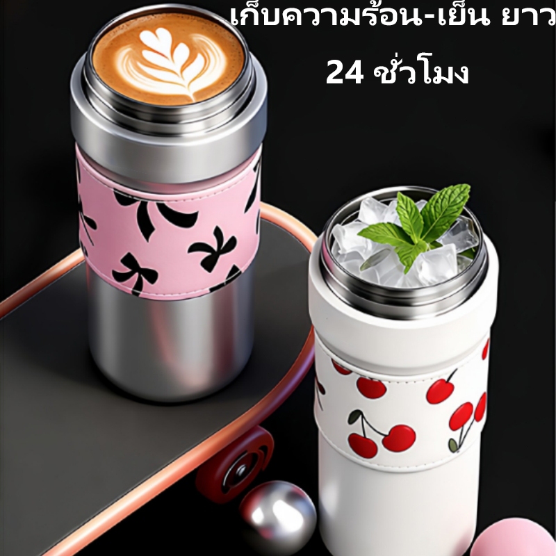 Kokohfit แก้วน้ําเก็บความเย็น 316 ขนาด 720ml รักษาอุณหภูมิและความเย็นได้ 24 ชั่วโมง แถมพวงกุญแจผีเสื้อ ราคา ถูกที่สุด ดีลบีเคเค แกลเลอรีภาพที่ 3