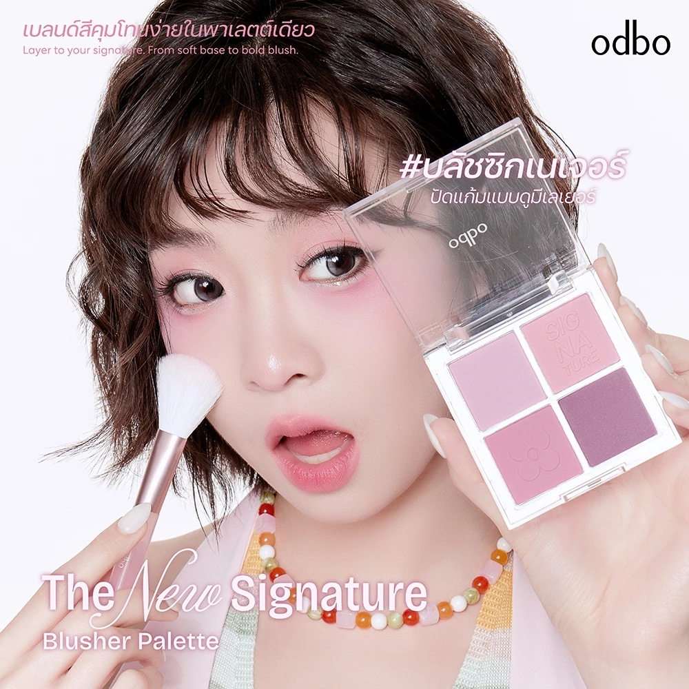 ODBO THE NEW SIGNATURE BLUSHER PALETTE - OD1337 thumbnail 4