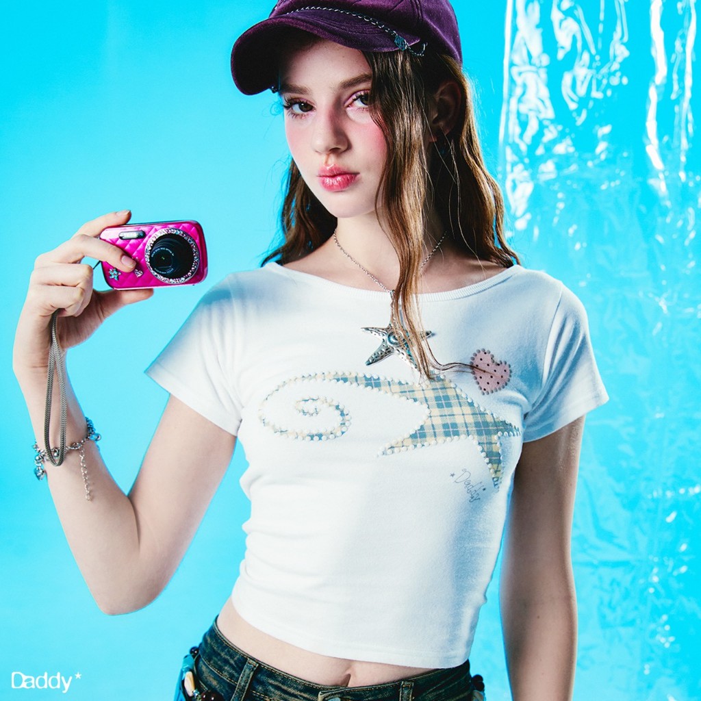 DADDY ( LGS ) | Lucky Starline Baby Tee เสื้อยืด สุดน่ารัก