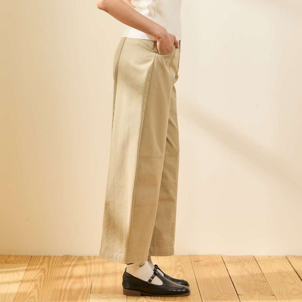 avocado – Essence Trousers กางเกงทรงบาเรล เนื้อผ้า Cotton 100% I มีไซส์ S-XL ราคา ถูกที่สุด ดีลบีเคเค แกลเลอรีภาพที่ 5