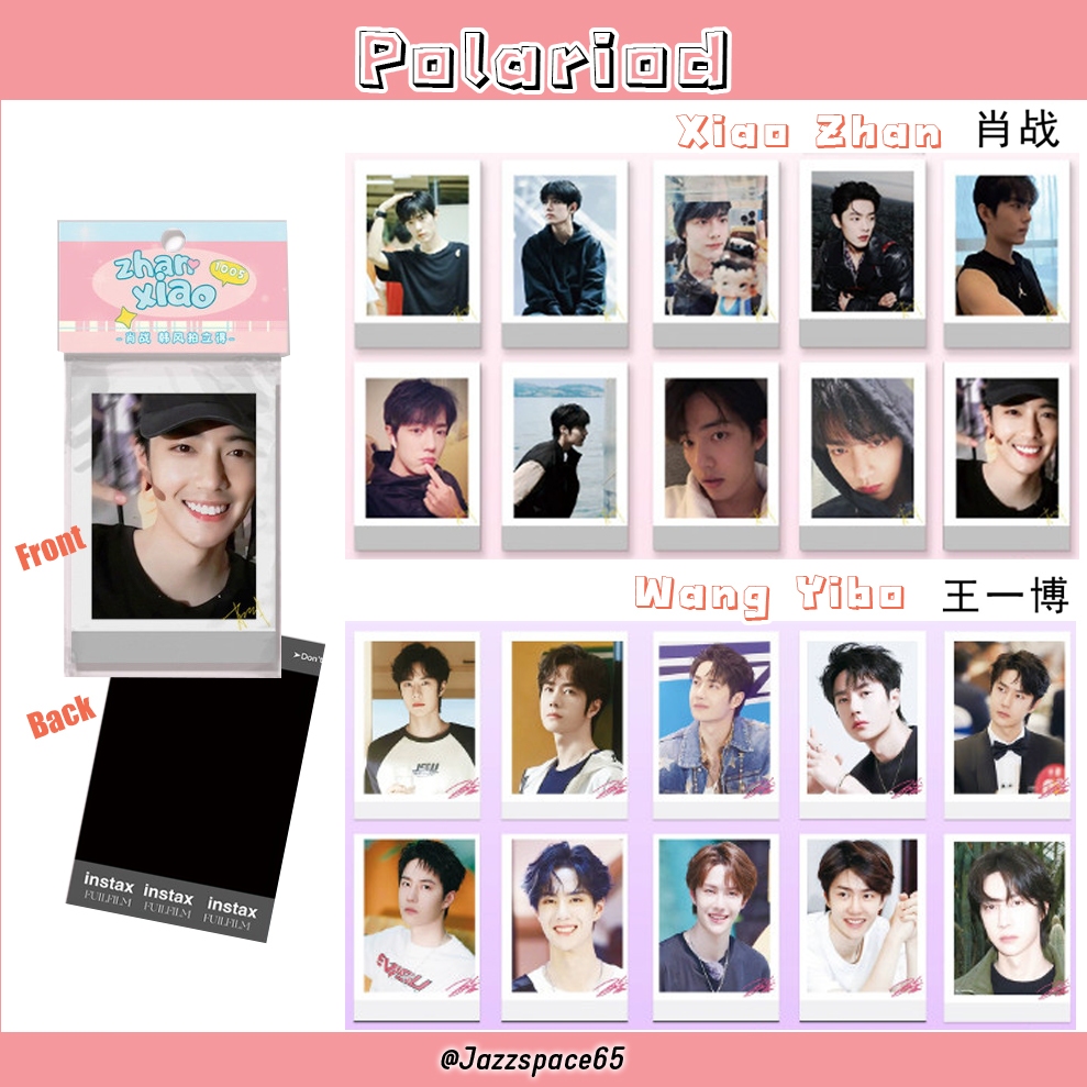 [พร้อมส่ง]Setโพลารอยด์ ป๋อจ้าน หวังอี้ป๋อ เซียวจ้าน Polariod WangYibo XiaoZhan