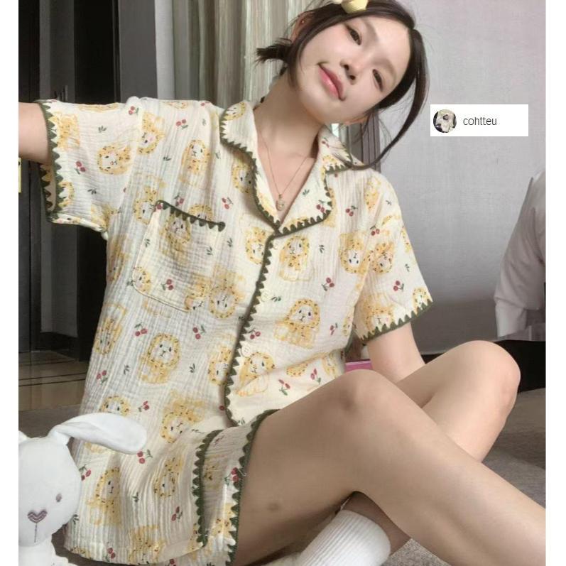(ราคาถูกที่สุด) ชุดนอนผู้หญิงรุ่นล่าสุด, ลูกไม้สวยมาก, ชุด 2 ชิ้น, หลากหลายลวดลายให้เลือก,ขาสั้น+เสื้อ,M-2XL