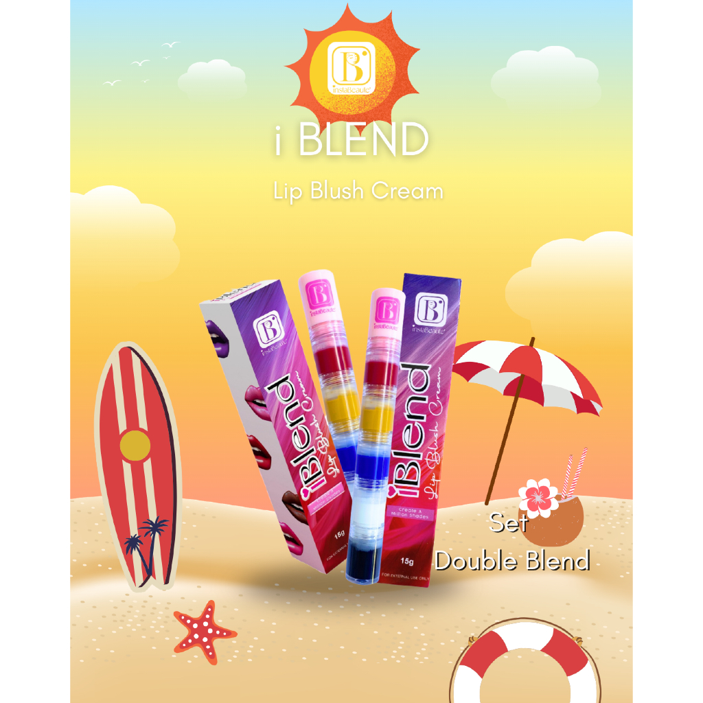 Double Blend เซตคู่ iBlend Lip blush cream