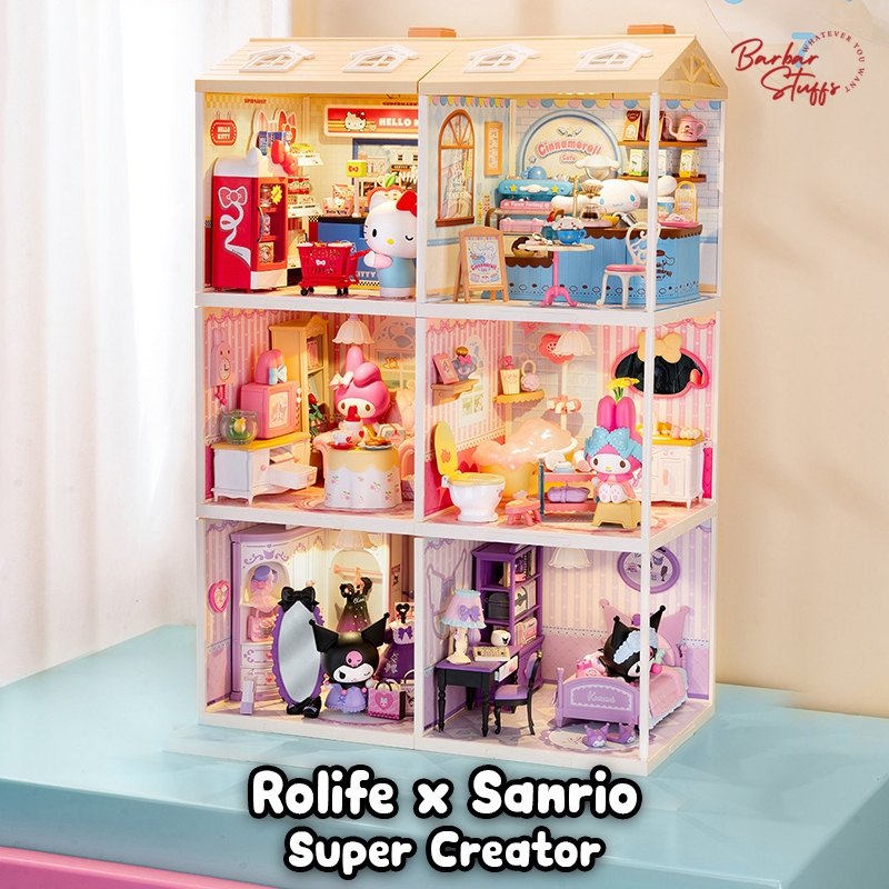 ✨Pre-Order⚡โมเดล Rolife x Sanrio - Super Creator ลิขสิทธิ์แท้ (เลือกตัวได้)