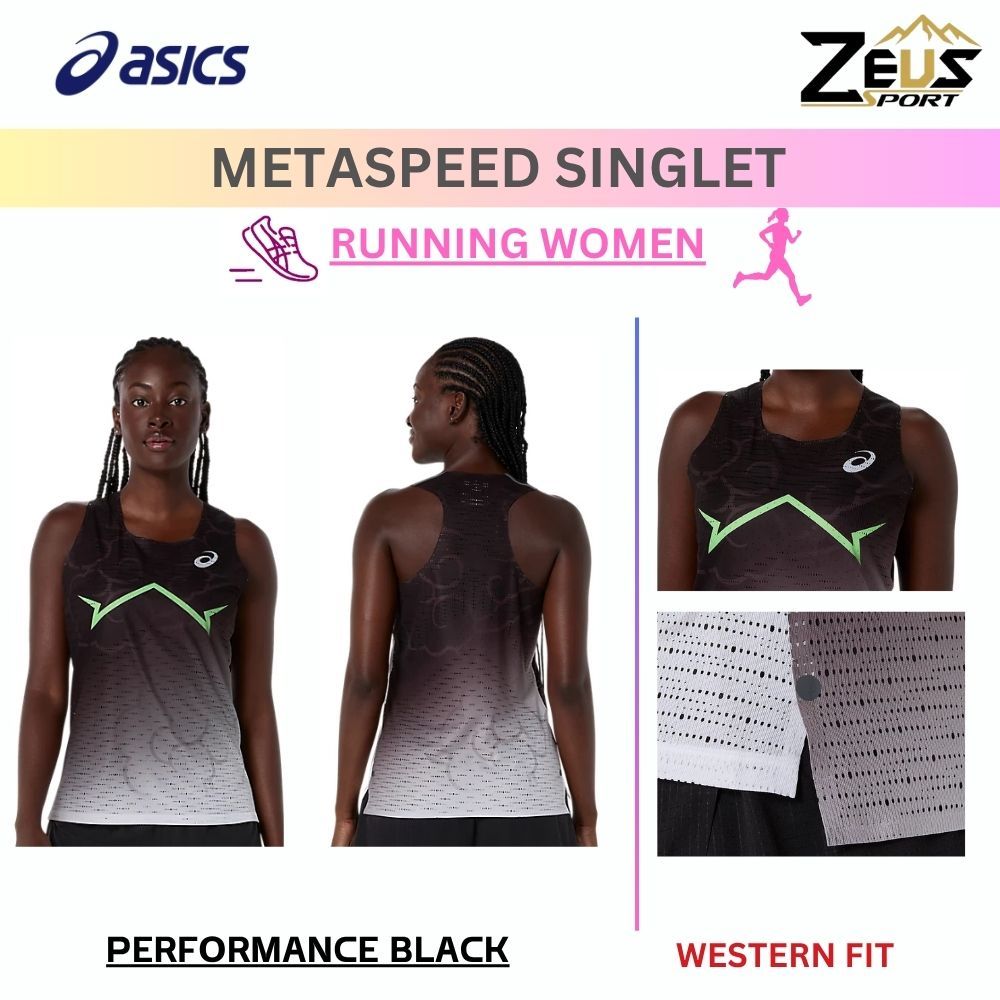 ASICS เสื้อผ้ากีฬาผู้หญิง META & ACTIBREEZE SHORT SLEEVE TOP แห้งไว สบาย น้ำหนักเบา เหมาะสำหรับวิ่ง 