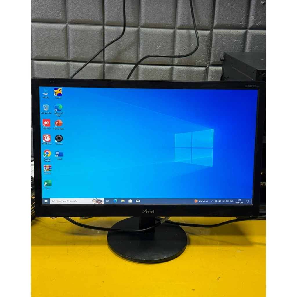จอคอมพิวเตอร์ Monitor 19.5'' AOC-LEMEL (E2070SWN) จอคอมพิวเตอร์ มือ2 สภาพดี